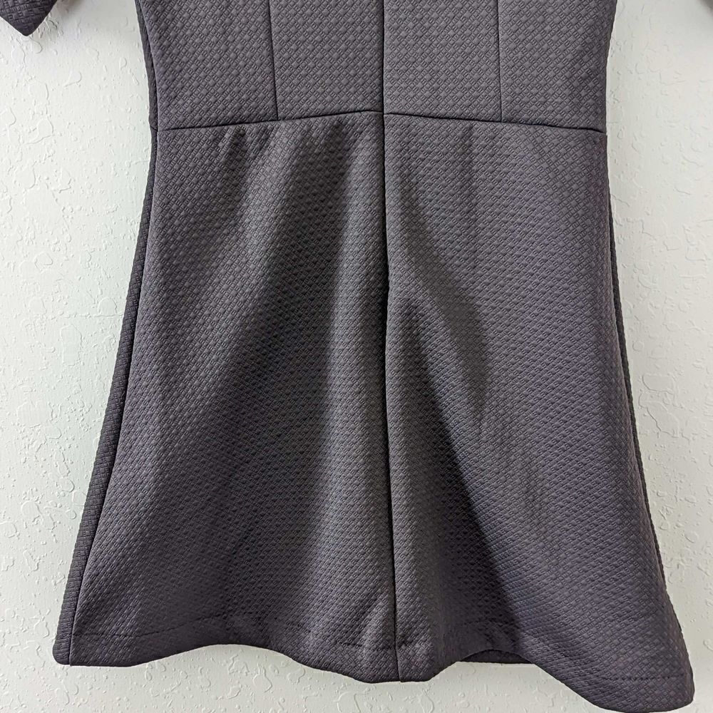 NWT Banana Republic Dress Women's Fit & Flare Midi Gray Brand New Dark Academia - Picture 8 of 10